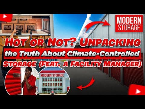 HOT or NOT? 🔥❄️ Unpacking the Truth About Climate-Controlled Storage | Modern Storage® Unpacked