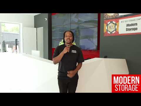 Storage Unit Size Tour with Modern Storage
