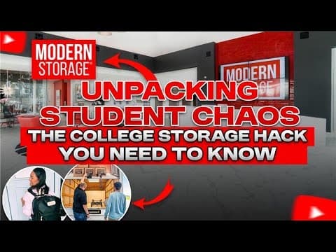 🎒 Student Chaos: Why Dorm Life Needs Storage! | Modern Storage® Unpacked