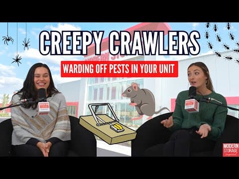 🐜🕷️ Creepy Crawlers: How to Keep Your Storage Unit Pest-Free 🕷️🐜 | Modern Storage® Unpacked